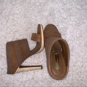 BCBG Max Azria Safari Chic Brown Super Stiletto YEEZY kardashian sKims camo Kim